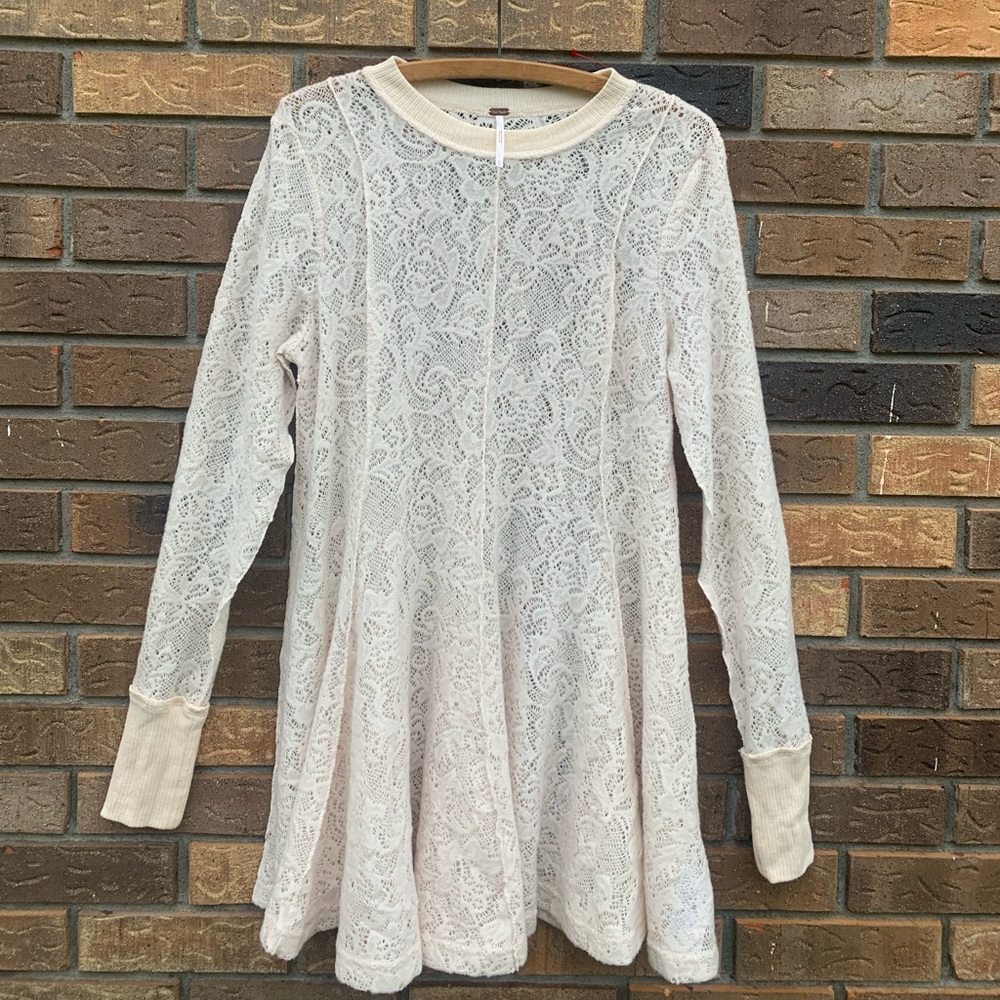 Lace free people dress